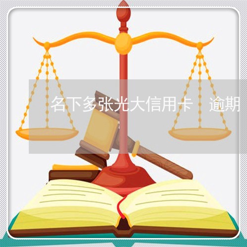 名下多张光大信用卡 逾期 名下多张光大信用卡 逾期